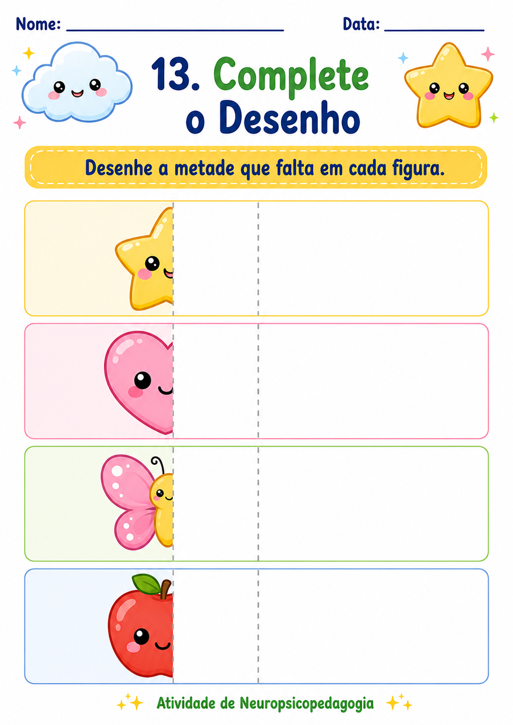 Mais atividades para neuropsicopedagogia 3
