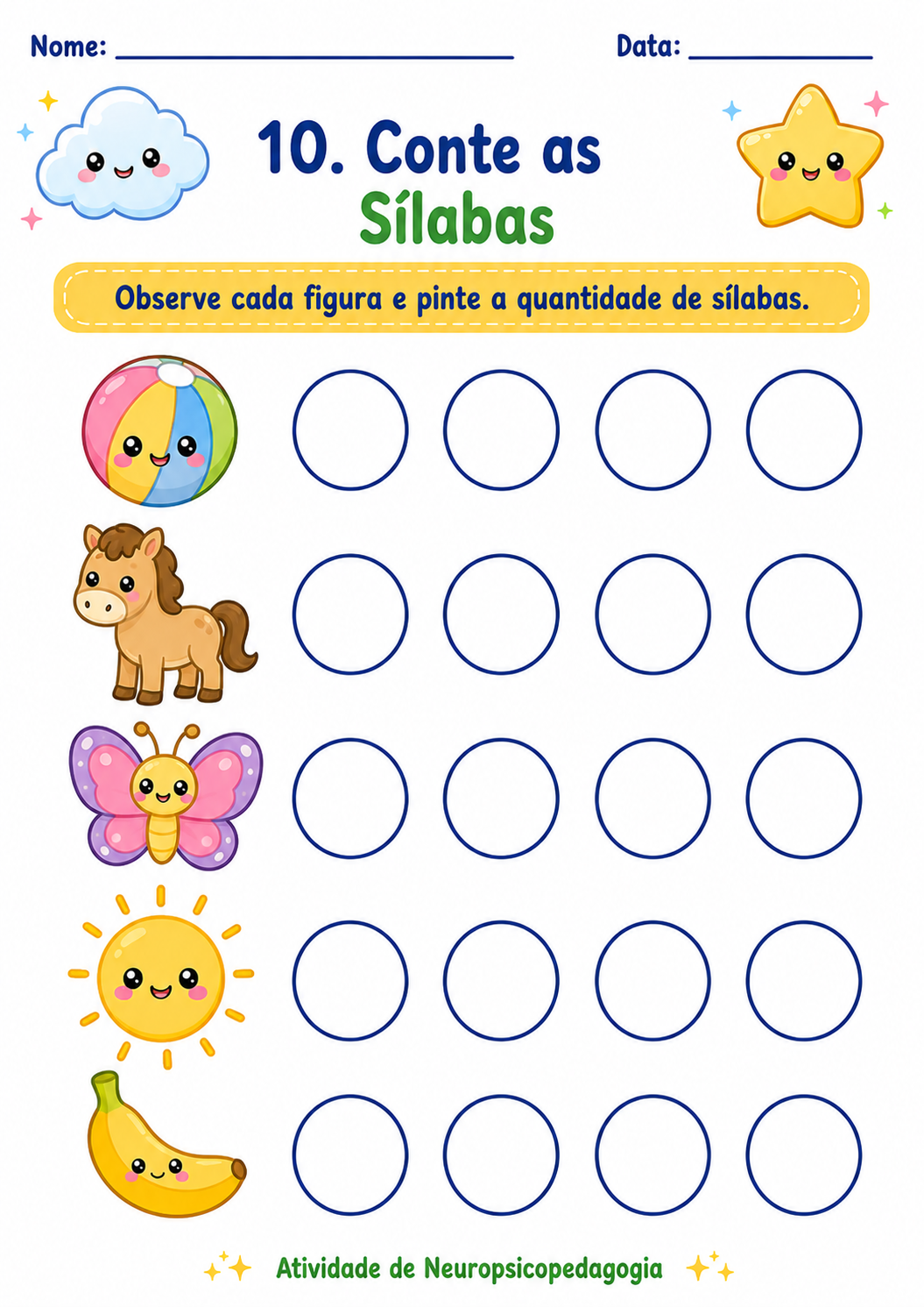 Mais atividades para neuropsicopedagogia 4