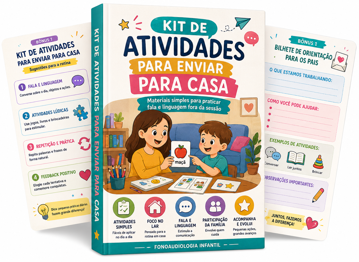 Bônus 1: kit de atividades para enviar para casa