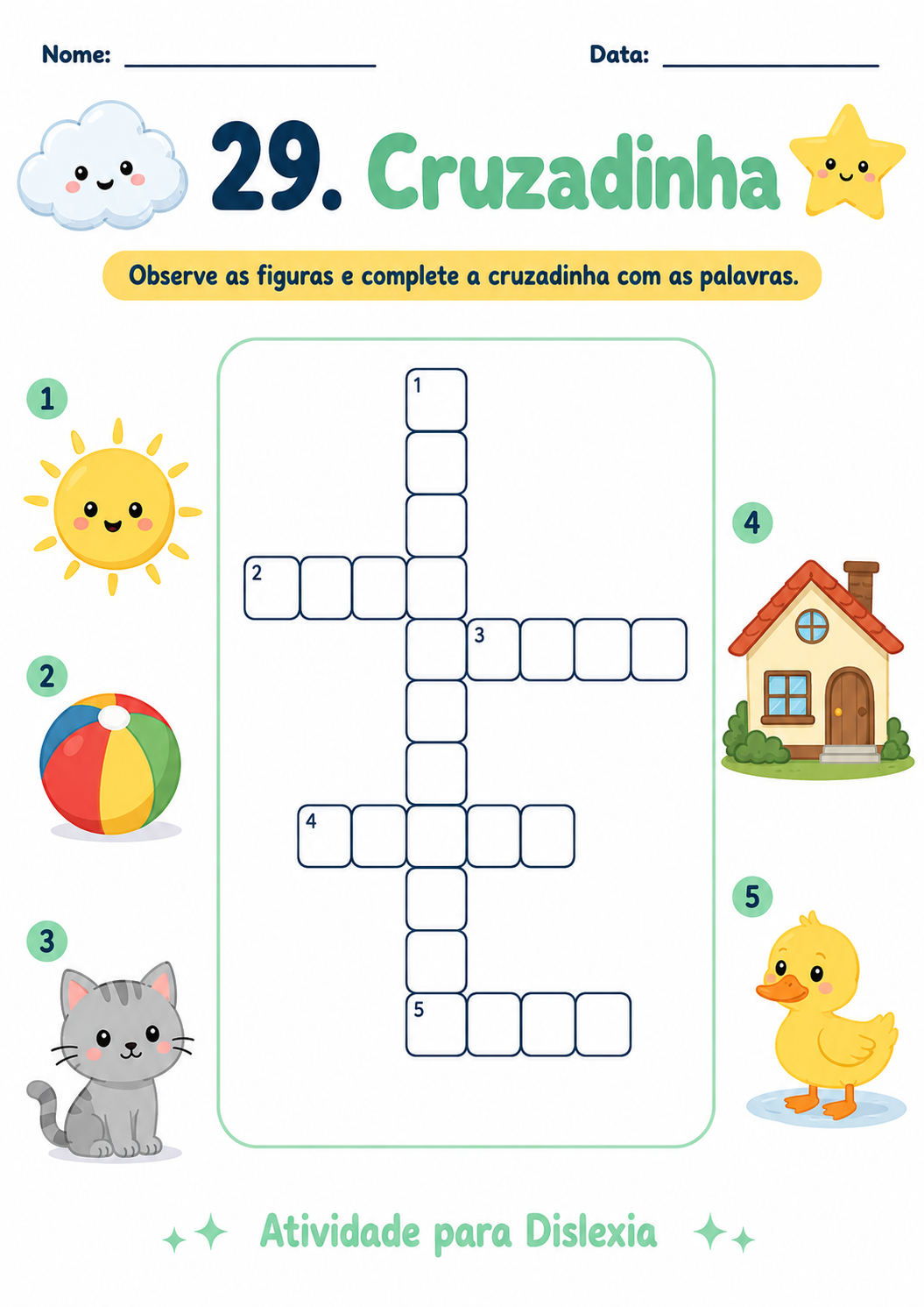 Mais atividades para dislexia 4